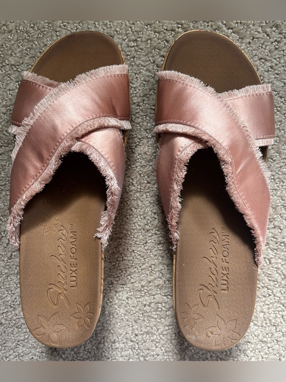 Womens SKECHERS Slip-On Sandals